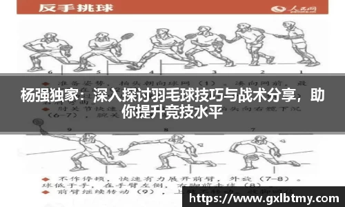 杨强独家：深入探讨羽毛球技巧与战术分享，助你提升竞技水平
