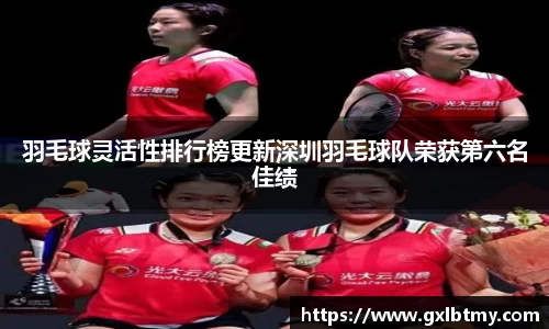 羽毛球灵活性排行榜更新深圳羽毛球队荣获第六名佳绩