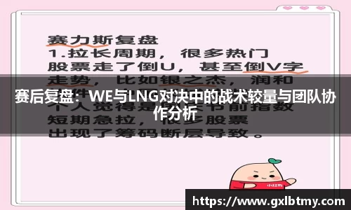 赛后复盘：WE与LNG对决中的战术较量与团队协作分析